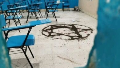 Photo of Colegio de Corozal denuncia que hallaron extraños signos en aula de clase