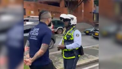 Photo of Un agente de tránsito fue agredido verbalmente por un ciudadano furioso en Cali