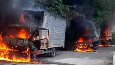 Photo of El hecho se presentó en la vía Medellín – Chocó