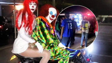 Photo of Los jovenes al parecer participaban en las caravanas de Halloween