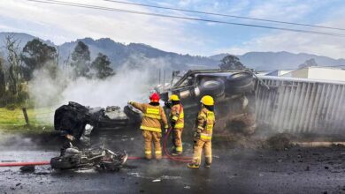 Photo of Momento exacto del grave accidente en la vía Ubaté-Zipaquirá, Cundinamarca