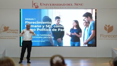 Photo of Universidad del Sinú fortalece su apuesta por la educación para la paz con un Bootcamp internacional sobre Habilidades Socioemocionales y Calidad de las Emociones para la Paz