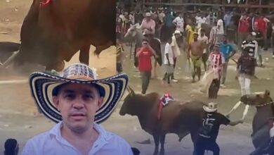 Photo of Faber Herazo herido en las corralejas de San Jacinto, Bolívar