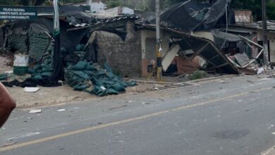 Photo of Guamalito: la estación de Policía quedó reducida a escombros