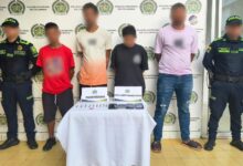 Photo of “El Bebé”, “El Quemao”, “El Plaza” y “La Mona” fueron capturados en Planeta Rica