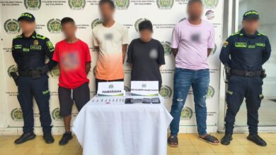 Photo of “El Bebé”, “El Quemao”, “El Plaza” y “La Mona” fueron capturados en Planeta Rica