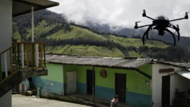 Photo of Ataque con drones contra Estación de Policía en Pelaya, Cesar: seis uniformados heridos